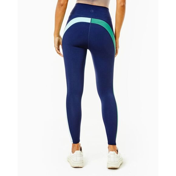 NWT Addison Bay Luxe Sport High-Rise League Legging Multi Navy XS MSRP $108 - Picture 3 of 11